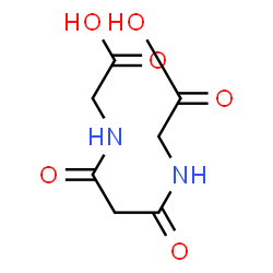 ChemSpider 2D Image | 2,2'-[(1,3-Dioxo-1,3-propanediyl)diimino]diacetic acid (non-preferred name) | C7H10N2O6