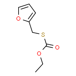 ChemSpider 2D Image | O-ETHYL S-(2-FURYLMETHYL)THIOCARBONATE | C8H10O3S