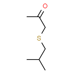 ChemSpider 2D Image | 1-(Isobutylsulfanyl)acetone | C7H14OS