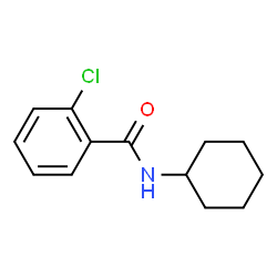 ChemSpider 2D Image | 2-Chloro-N-cyclohexylbenzamide | C13H16ClNO