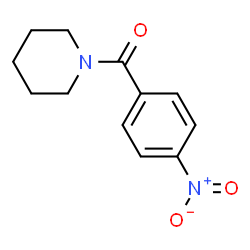 ChemSpider 2D Image | 1-(4-nitrobenzoyl)piperidine | C12H14N2O3