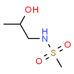 ChemSpider 2D Image | N-(2-Hydroxypropyl)methanesulfonamide | C4H11NO3S
