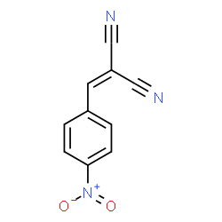 ChemSpider 2D Image | 4-nitrobenzylidenemalononitrile | C10H5N3O2