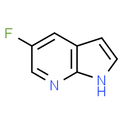 ChemSpider 2D Image | 5-Fluor-1H-pyrrolo[2,3-b]pyridin | C7H5FN2