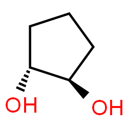 ChemSpider 2D Image | trans-1,2-Cyclopentanediol | C5H10O2
