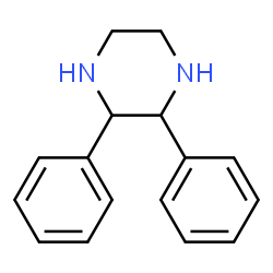 ChemSpider 2D Image | 2,3-Diphenylpiperazine | C16H18N2