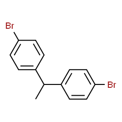 ChemSpider 2D Image | 1,1'-(1,1-Ethanediyl)bis(4-bromobenzene) | C14H12Br2
