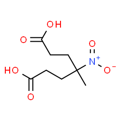ChemSpider 2D Image | 4-Methyl-4-nitroheptanedioic acid | C8H13NO6
