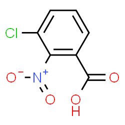 ChemSpider 2D Image | 3-Chloro-2-nitrobenzoic acid | C7H4ClNO4
