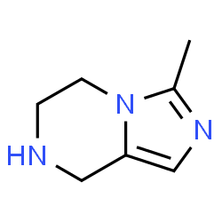 ChemSpider 2D Image | 3-Methyl-5,6,7,8-tetrahydroimidazo[1,5-a]pyrazine | C7H11N3