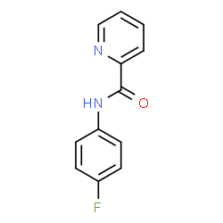 ChemSpider 2D Image | N-(4-Fluorophenyl)-2-pyridinecarboxamide | C12H9FN2O