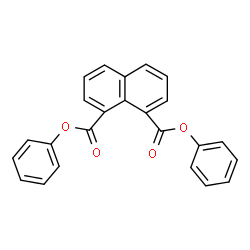 ChemSpider 2D Image | Diphenyl 1,8-naphthalenedicarboxylate | C24H16O4