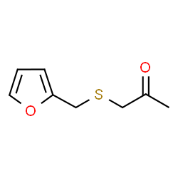 ChemSpider 2D Image | 1-[(2-Furylmethyl)sulfanyl]acetone | C8H10O2S