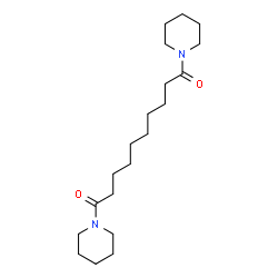 ChemSpider 2D Image | 1,10-Di(1-piperidinyl)-1,10-decanedione | C20H36N2O2
