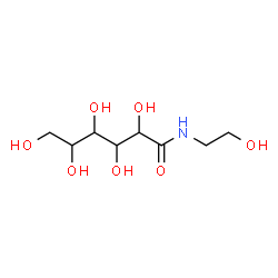 ChemSpider 2D Image | 2,3,4,5,6-Pentahydroxy-N-(2-hydroxyethyl)hexanamide | C8H17NO7