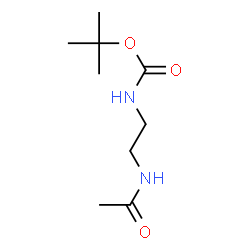 ChemSpider 2D Image | tert-butyl 2-acetamidoethylcarbamate | C9H18N2O3