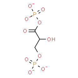 ChemSpider 2D Image | 2-Hydroxy-1-oxo-1,3-propanediyl bis(phosphate) | C3H4O10P2