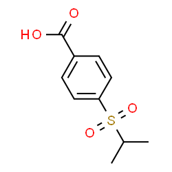 ChemSpider 2D Image | 4-(Isopropylsulfonyl)benzoic acid | C10H12O4S