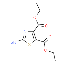 ChemSpider 2D Image | Diethyl 2-amino-1,3-thiazole-4,5-dicarboxylate | C9H12N2O4S