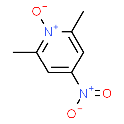 ChemSpider 2D Image | 2,6-Dimethyl-4-nitropyridine 1-oxide | C7H8N2O3