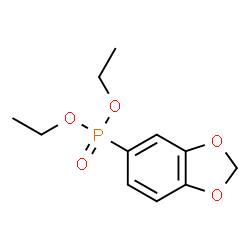 ChemSpider 2D Image | Diethyl 1,3-benzodioxol-5-ylphosphonate | C11H15O5P