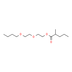 ChemSpider 2D Image | 2-(2-Butoxyethoxy)ethyl 2-methylpentanoate | C14H28O4