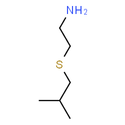 ChemSpider 2D Image | 2-(Isobutylsulfanyl)ethanamine | C6H15NS