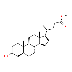 ChemSpider 2D Image | Methyl (3alpha,5alpha)-3-hydroxycholan-24-oate | C25H42O3