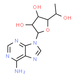 ChemSpider 2D Image | 9-(6-Deoxyhexofuranosyl)-9H-purin-6-amine | C11H15N5O4