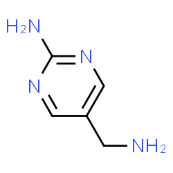 ChemSpider 2D Image | 5-(Aminomethyl)-2-pyrimidinamine | C5H8N4