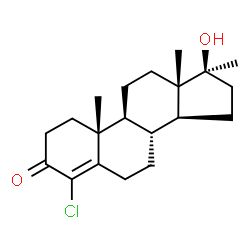 ChemSpider 2D Image | Methylclostebol | C20H29ClO2