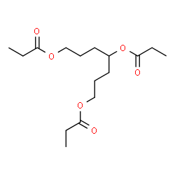 ChemSpider 2D Image | 1,4,7-Heptanetriyl tripropanoate | C16H28O6