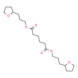 ChemSpider 2D Image | Bis[3-(tetrahydro-2-furanyl)propyl] adipate | C20H34O6