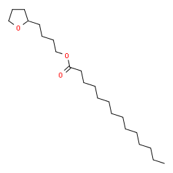 ChemSpider 2D Image | 4-(Tetrahydro-2-furanyl)butyl myristate | C22H42O3