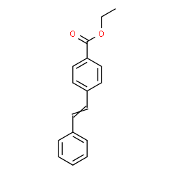 ChemSpider 2D Image | Ethyl 4-(2-phenylvinyl)benzoate | C17H16O2