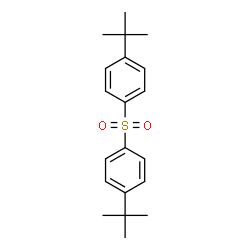 ChemSpider 2D Image | 1,1'-Sulfonylbis[4-(2-methyl-2-propanyl)benzene] | C20H26O2S