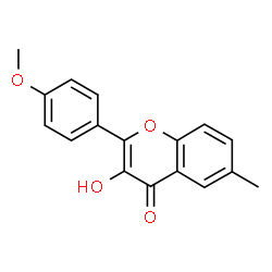 ChemSpider 2D Image | 4'-Methoxy-6-Methylflavonol | C17H14O4