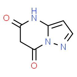 ChemSpider 2D Image | 4H,6H-pyrazolo[1,5-a]pyrimidine-5,7-dione | C6H5N3O2