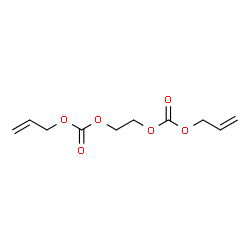 ChemSpider 2D Image | Diallyl 1,2-ethanediyl biscarbonate | C10H14O6