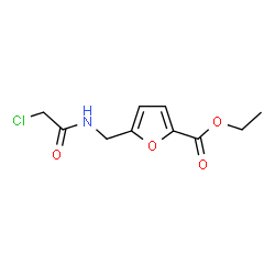 ChemSpider 2D Image | Ethyl 5-{[(chloroacetyl)amino]methyl}-2-furoate | C10H12ClNO4