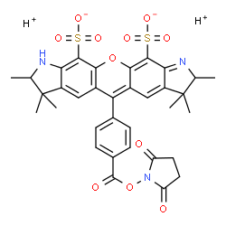 ChemSpider 2D Image | Alexa Fluor 532 | C34H33N3O11S2