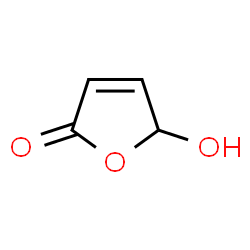 ChemSpider 2D Image | 5-Hydroxy-2(5H)-furanone | C4H4O3