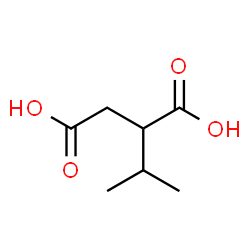 ChemSpider 2D Image | 2-Isopropylsuccinic acid | C7H12O4