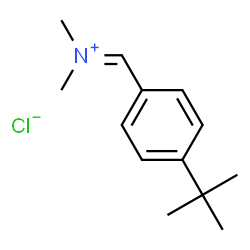 ChemSpider 2D Image | (4-tert-butylphenyl)methylene-dimethyl-ammonium chloride | C13H20ClN