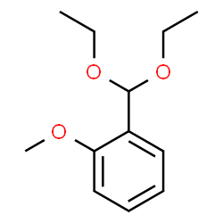 ChemSpider 2D Image | 1-(Diethoxymethyl)-2-methoxybenzene | C12H18O3
