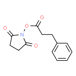 ChemSpider 2D Image | 1-[(3-Phenylpropanoyl)oxy]-2,5-pyrrolidinedione | C13H13NO4