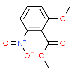 ChemSpider 2D Image | Methyl 2-methoxy-6-nitrobenzoate | C9H9NO5