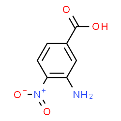 ChemSpider 2D Image | 3-Amino-4-nitrobenzoic acid | C7H6N2O4