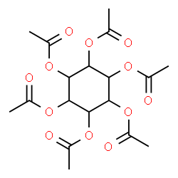 ChemSpider 2D Image | 1,2,3,4,5,6-Cyclohexanehexayl hexaacetate | C18H24O12
