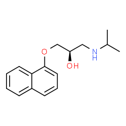ChemSpider 2D Image | dexpropranolol | C16H21NO2